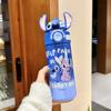 Vaso Termo de Paja Stitch para Niños, Estudiantes de Primaria, Vaso de Agua Especial para Niños, Nueva Botella de Agua Regalo de Cumpleaños