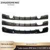 Adequado para BMW Série 3 lábio traseiro F30F31F35 para MP lábio traseiro preto brilhante padrão de carbono spoiler traseiro duplo surround