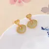 Brincos de Prata Yilu Água Natural Vermelha Prata de Lei S925 Jade Hetian Jade Água Clara Padrão de Dente Ruyi Xiangyun Estilo Chinês Novo