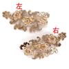 2-2011 Cobre Feito à Mão DIY Acessórios Básicos Ornamentos de Cabelo Grampos de Cabelo Materiais Hanfu 33*70mm Grampos de Cabelo