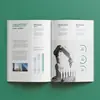 Impresión de folletos en papel couché, impresión a cuatro colores con proceso de encuadernación con cola, folleto de marca personalizado para promoción corporativa y exhibición de productos