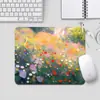 Mouse Pad Pequeno e Simples, Tecido de Superfície Fina com Fios Ultra Finos, Antiderrapante de Borracha Natural, Silencioso e Respirável, Lote de Uso Duplo