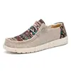 Sapatos Casuais Estilo Boêmio Transfronteiriços Loafers de Lona Masculinos Sapatos de Tecido Leves Old Beijing Slip-On Sapatos de Pescador Atacado
