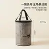 Bolsa de Almuerzo para Estudiantes con Papel de Aluminio Engrosado, Fiambrera Grande Simple Portátil, Cubiertos Portátiles, Fiambrera, Bolsa Térmica