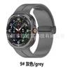Para relógio inteligente Samsung Galaxy Watch 7 Ultra 7ª geração, pulseira de silicone com fivela magnética 47MM em estoque