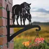 Artesanía Metálica Transfronteriza Ganchos para Colgar Plantas Decorativos para Exteriores Canastas Colgantes Macetas Artículos de Interior Adornos Colgantes