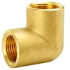 Codo de 90 Grados Tubería Recta con Rosca Interna para Conexión Directa a Conector de Gas, Cobre, 1/2 Pulgada a 3/4 Pulgada 1.0 Pulgada 2 Pulgadas