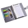 Cuaderno Macarrón Color Degradado Transfronterizo Carpeta A6 Bolsa con Cremallera Libro de Contabilidad de Presupuesto en Efectivo Personalizado Venta al por Mayor