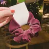 Diadema colorida de Corea del Sur Dongdaemun, banda para el cabello de terciopelo retro francés para intestino grueso, banda de goma para el cabello simple multicolor para mujer, accesorios para el cabello