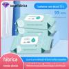 Hangzhou Chunchi White Fairy Tale Big Bag Extra Grande Pacote Familiar Engrossado 50 Peças Toalhetes de Desinfecção com Álcool 75%