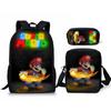 Mochila Escolar de Mario Mario Mario de Venta Caliente Transfronteriza Mochila Infantil Mochila de Dibujos Animados