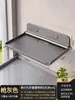 Prateleira de Armazenamento Dobrável Atrás da Porta, Instalação sem Furos, Grande Capacidade para Guardar Itens Diversos, Adequada para Entrada, Entrega de Pacotes e Serviços de Entrega
