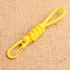 Yk42 Nuevo Llavero Cordón Colgante de Cuchillo Paracord Trenzado Mini Cordón Corto para Llaves Tirador de Cremallera de Bolsa