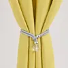 Cortina Transfronteiriça Amazon Minimalista Moderno Plástico Cristal Gota d'Água Prendedores de Cortina Decoração de Cortina Clipes de Tela de Janela Produtos Acabados em Estoque