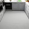 Tapete de Piso de Cozinha secagem rápida doméstico Absorvente para Cama Inteira Resistente a Manchas Antiderrapante Tapete de Piso Banheiro Cor Sólida Tapete Macio Carpete pode ser cortado