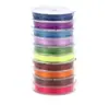 Pulseira de crochê manual DIY linha elástica com miçangas 20 m linha elástica para extensão de cabelo de cristal plano linha elástica de contas de Buda