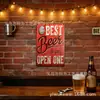 Pôsteres vintage retrô de cerveja e coquetéis feitos sob medida em vários tamanhos, placas de lata americanas, artesanato para decoração de bar