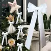 Laço de Veludo com Duas Orelhas para Árvore de Natal Laço de Veludo Transfronteiriço Laço Pronto para Guirlanda de Natal