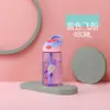 Copo de Água de Palha Fofo para Crianças, Garrafa de Água Anti-Queda para Bebês e Jardim de Infância, Copo de Plástico Portátil para Espaço Externo para Alunos do Ensino Fundamental