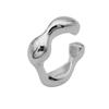 Anel de Abertura Irregular Sanli Prata Prata Esterlina Coreana S925 Design de Nicho Feminino Personalidade Tendência Anel para Dedo Indicador