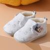Sapatos de bebê transfronteiriços femininos de inverno sola macia 0-12 meses sem cair dos pés sapatos de algodão sapatos frontais masculinos para bebês e crianças pequenas 3 solas macias