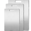 Tabla de Cortar de Acero Inoxidable 304 Transfronteriza para Uso en Cocina, Tabla Duradera para Amasar, Tabla de Cortar de Acero Inoxidable