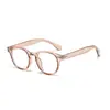 Lindas Gafas de Sol Redondas de Uña de Arroz Retro Nuevas Estilo Ins Gafas Literarias Anti-Luz Azul Se Pueden Combinar con Gafas de Sol de Moda para Miopía