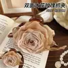 Elegante pinza de garra floral para peinado semi-recogido, nuevo modelo 2026 para mujer, pinza de tiburón de tamaño mediano para la parte trasera de la cabeza, accesorio para el cabello