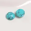 10mm geométrico redondo grieta piedra suelta fondo plano semicircular DIY anillo pendientes tocado funda de teléfono móvil accesorios material