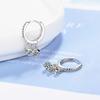 Hebilla para la oreja para mujer estilo coreano moda anillo de diamantes hebilla para la oreja elegante circonita sintética popular en internet joyería para la oreja de moda hebilla para la oreja cobre