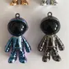 Conejo del Zodiaco Mentira Vaca Luminosa Funda para Teléfono Móvil Luminosa Bolso Cruzado Luminoso de Vaca Colgante para Mochila Llavero