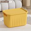 Caja de almacenamiento de plástico para el hogar con tapa, multi-especificación, gran capacidad, caja de almacenamiento con asa, caja de almacenamiento para bocadillos, artículos diversos, juguetes