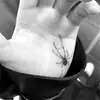 Adesivos de Tatuagem Aranha Vermelha à Prova d'Água Mini Adesivos de Tatuagem Personalizados Simulação Maquiagem de Halloween