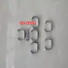 Gancho gancho en S Correa de amarre gancho Gancho para camión Fijación de tensión Gancho de triángulo plateado Accesorios de metal grueso de hierro