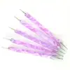 Ferramentas de Arte de Unha Transfronteiriças Caneta Diamante Haste Onda Roxa Caneta de Broca Fina Haste Onda Caneta de Broca Fina Caneta de Broca Fina de Duas Pontas