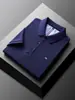 Camisa POLO de Comércio Exterior Transfronteiriço Verão Masculino de Manga Curta Novo Casual de Meia-idade e Jovem Negócios Casual High-end Bordado Lapp T-shirt