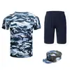 Conjunto de Uniforme de Treinamento Militar para Alunos Homens e Mulheres, Uniforme Camuflado Universal de Verão Resistente ao Desgaste, Conjunto Completo de Uniformes de Treinamento Militar para Alunos do Ensino Médio e Universitário