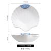 Vajilla de melamina Ruoxuan Flor de Dunhuang Blanca Plato para comida rápida china Plato para aperitivos Plato para plato frío Plato para pescado Plato para aperitivos etc.