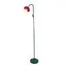 Lámpara de Pie Flor Roja Pequeña para Sala de Estar junto al Sofá, Luz Ambiental de Dormitorio de Alta Gama, Estudio Dopamina, Regalo para Habitación Infantil