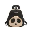 Mochila Pequeña Infantil para Niños y Niñas, Bolso Escolar de Jardín de Infancia, Lindo Panda de Dibujos Animados, Moderna para Salir y Ocio