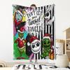 Manta Amazon Navidad Grinch Cabello Verde Franela Comercio Exterior Manta Clase A Manta de Dibujos Animados manta