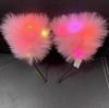 Faixa de cabelo de raposa luminosa de celebridade da Internet, acessórios de cabeça, orelhas de gato de pelúcia, faixa de cabeça, segurança, adereços ao vivo, mercado noturno