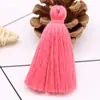 Venta Directa de Fábrica borla gruesa 6CM algodón poliéster borla pequeña gruesa accesorios para ropa borla colgante para cortina DIY hecho a mano