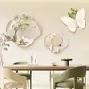 Decoración de pared de fondo para sofá de restaurante y sala de estar moderna minimalista color crema, con una pieza de arte mural luminosa de alta gama con un diseño creativo nórdico