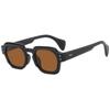 Europa y Estados Unidos gafas de sol de uñas de arroz duro gafas de sol de moda irregulares poligonales para mujer tendencia transfronteriza gafas anti-ultravioleta