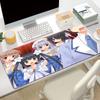 Mouse Pad Extra Grande Personagem de Anime Almofada de Teclado Animação Li Ampliado e Espessado Borda Atacado Mesa Grande