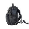 Bolso bandolera táctico negro con diseño de lunares para deportes de equitación, ocio, para hombre y mujer, ideal para montañismo al aire libre y portátil.