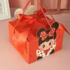 Caja de Regalo Llena de Luna Cumpleaños Niños Bebé Cien Días Caja Vacía Caja Portátil para Dulces Caja de Regalo para Llevar en la Mano Empaque