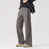 Ropa de Hombre Xintang Otoño/Invierno 2025 Tejido de Lana 400g Pantalones de Pierna Recta Ligeramente Acampanados Venta al por Mayor