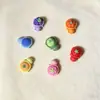 Tortugas de Frutas y Verduras que Brillan en la Oscuridad Figuras de Resina en Bolsas Sorpresa Juguetes de Juego de Imitación para Niños Set de Celebridad de Internet Tortugas de Frutas y Verduras